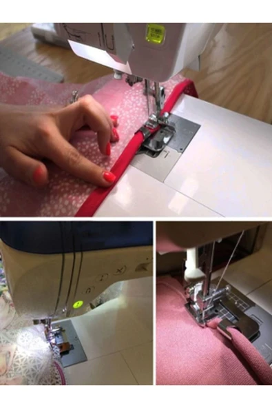 Bluemix Singer Zetina Janome Bernina Aparalı Kıvırma Ayağı (ayarlı) 2/8 (6mm) 4/8(13mm)5/8(16mm) 3 Adet 1tk - Resim 2