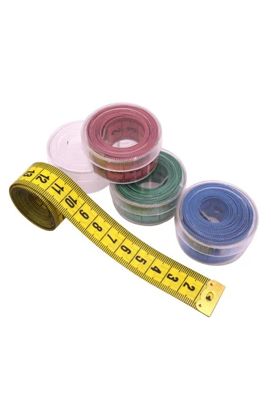 AKOS Kutulu Mezura 150 Cm 1 adet – Dikiş Makinesi Aksesuarı – Dikiş Makinesi Aksesuarı - Resim 3