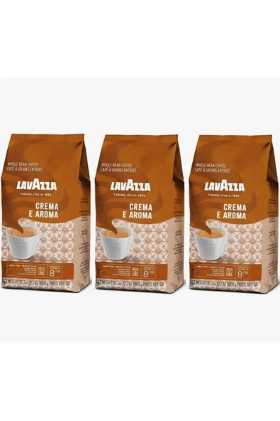 Crema E Aroma Çekirdek Kahve 3x 1Kg