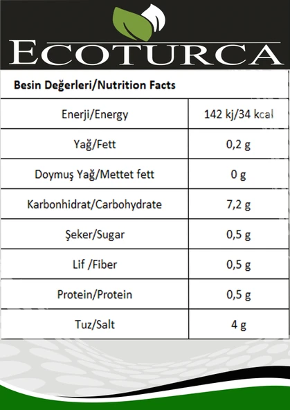 Ecoturca Turşu Karışık Turşu 1450 g - Resim 2