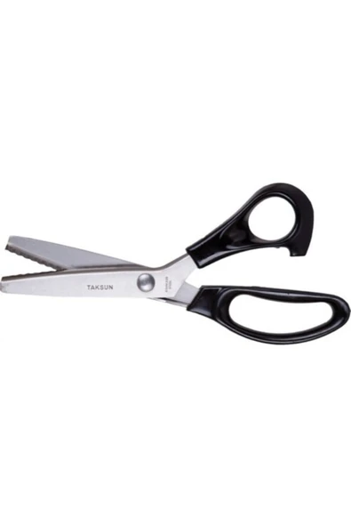 Tokıa Zig Zag Kesim Terzi Sürfile Makası 23.5 Cm Plastik Saplı - Resim 2