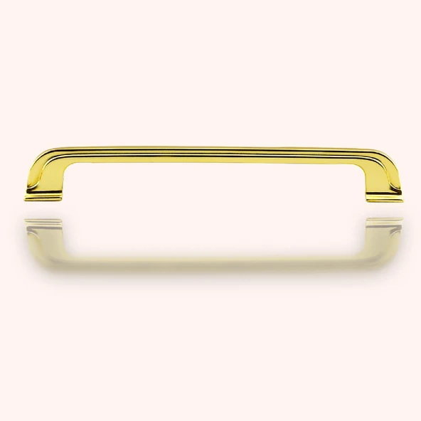 Mobilya Mutfak Dolabı Çekmece Dolap Kulpu Kulbu Metal Kulpları Gold Altın (224 MM - 22.4 CM) - Resim 4