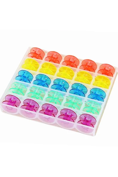 SİNGER Singer Ev Tipi Plastik Masura Renkli 25 Adet ürün görseli