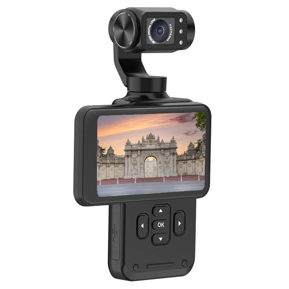 Mioji Mio Pocket 3 5K 30FPS 48MP 3 Eksenli Gimbal Kamera - 2