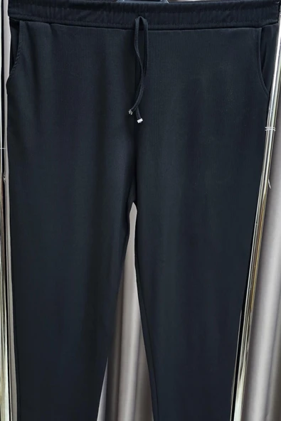 Kadın Tesettür Giyim Büyük Beden Fitilli Örme Pantolon - Resim 9