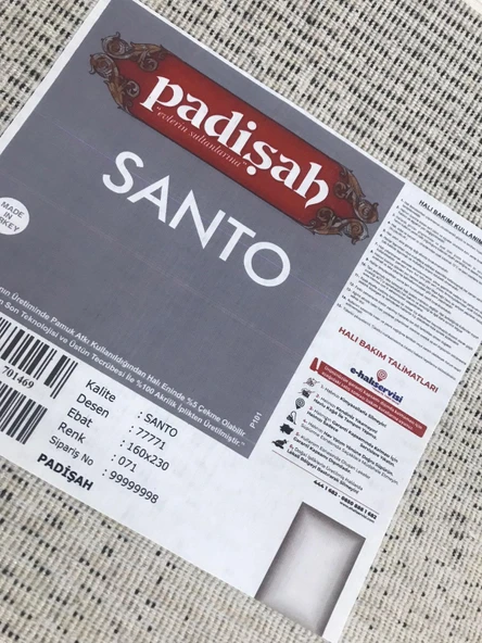 Padişah Halı Santo 77771 071 Serisi Akrilik Salon Oturma Yatak Odası Halısı - Resim 8