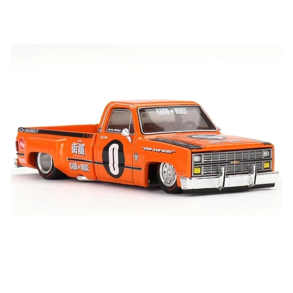 Mini GT 090 Kaido House Chevrolet Silverado Dually KAIDO V2 1/64 Model Araba - Resim 2