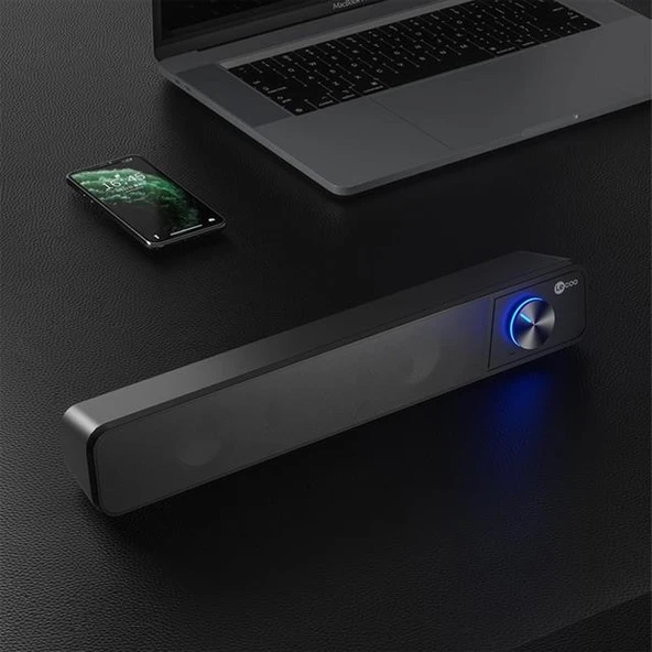 Lenovo Lecoo DS111 6W Kablolu Bluetooth Stereo TV Monitör Soundbar Hoparlör - 6