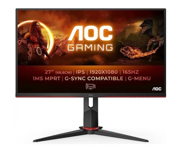 AOC 27G2SP 27" 1 ms Full HD Pivot IPS 165 Hz Oyuncu Monitörü ürün görseli