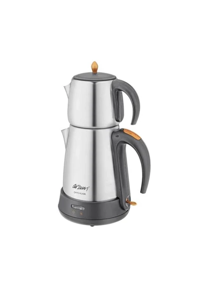 ARZUM 3004 CAYCI KLASIK CAY ROBOTU PARLAK INOX - Resim 2