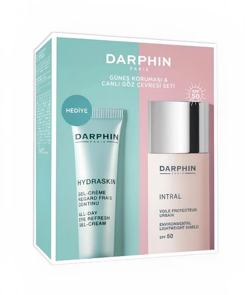 Darphin Intral Güneş Koruması SPF50 30 ml + Canlı Göz Çevresi 15 ml Seti