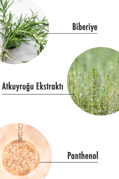 Maruderm Biberiye Saç Bakım Toniği 200 ML | Tüm Saç Tipleri | Vegan - 3