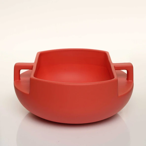 HANDLE KULPLU KIRMIZI KASE 25*25*11 CM AK.JL0035