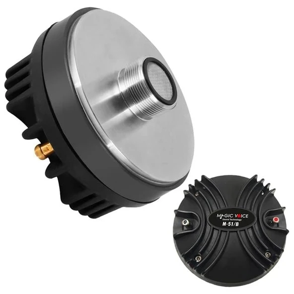 MagicVoice M-51/B 80W RMS 8 Ohm 51mm Profesyonel Hoparlör Tweeter Driver Ünitesi ürün görseli