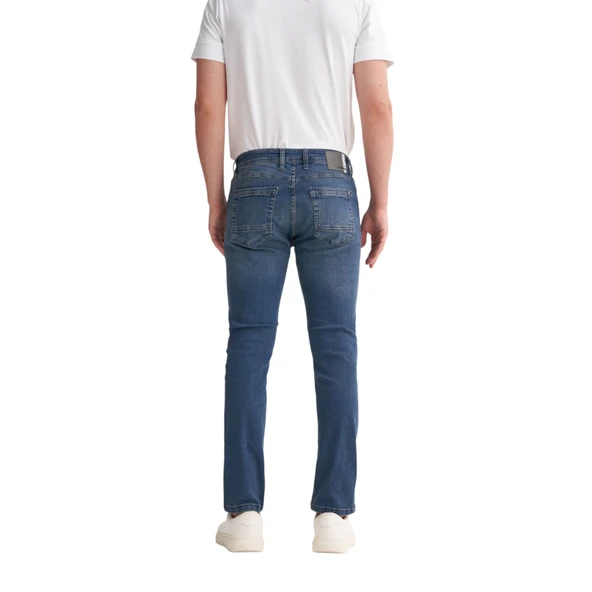 Erkek Mavi Pantolon 03545 - Resim 4