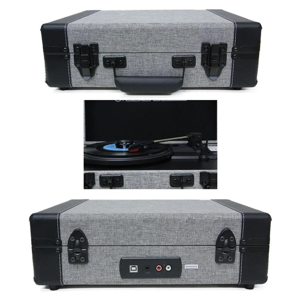 Pikap Çantalı S/B Ahşap Elektronik Bluetooth Hoparlör Plakçalar C1307 - Resim 4