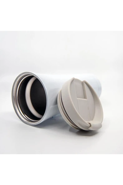 Thermohis 5534C ÇELİK TERMOS BARDAK KIRMIZI - Resim 2