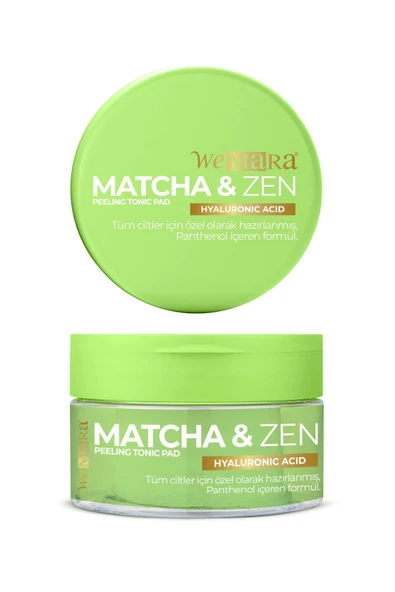 WEMARA MATCHA ZEN PEELING TONIC 40 LI PAD 100 ML ürün görseli 1