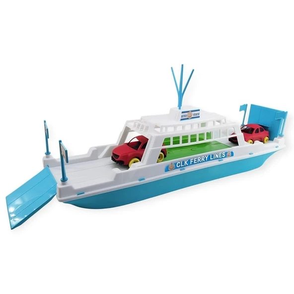 Feribot Araç Taşııyan Gemi 45 cm - Mavi ürün görseli