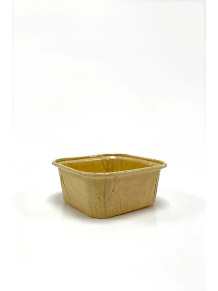 Kafem Muffin Kek Kapsülü Kare Kraft 50li - K34 - Resim 2