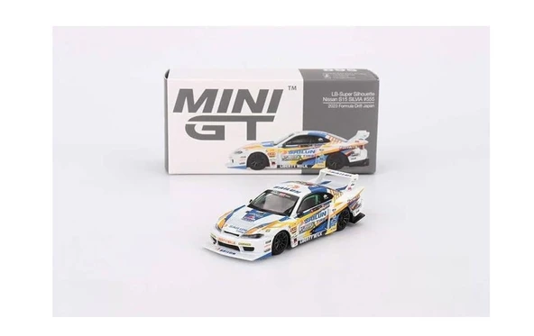 Mini GT 895 Nissan LB-Super Silhouette S15 SILVIA 2023 Formula Drift Japan 1/64 Model Araba ürün görseli 1