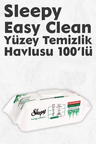 SLEEPY Sleepy Easy Clean Yüzey Tem. Havlusu 100 ürün görseli