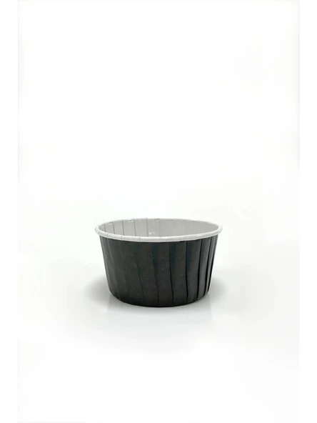 Kafem Muffin Kek Kapsülü Siyah Büyük Boy 50li - K27 - Resim 3