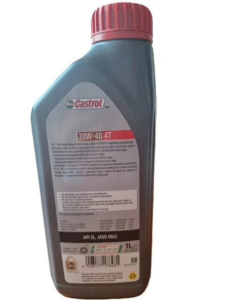 Castrol Actevo 20w-40 4t Motosiklet Yağı 1lt - 2