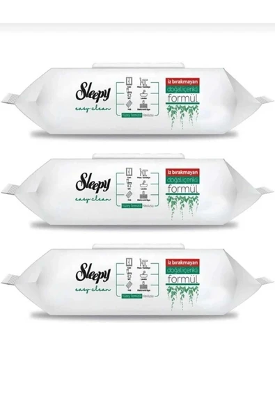 SLEEPY Sleepy Easy Clean Yüzey Tem. Havlusu 100 x3 Adet - Resim 2