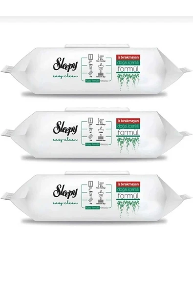 SLEEPY Sleepy Easy Clean Yüzey Tem. Havlusu 100 x3 Adet ürün görseli