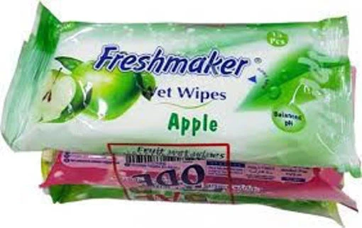 Freshmaker  Islak Cep Mendiliİ 3*15 Meyve Desenli ürün görseli 1