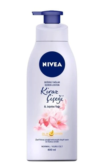 Nivea Body Losyon Kiraz & Jojoba Yağı 400 ml ürün görseli