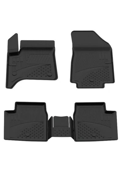 Sahler Opel Frontera MHEV 2025 Ve Sonrası 4.5D Havuzlu Paspas Siyah ürün görseli