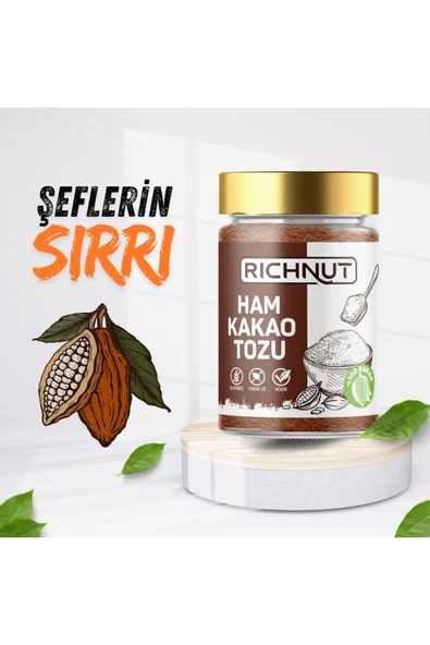 RİCHNUT Naturel Ham Kakao Tozu 140 gr - 2