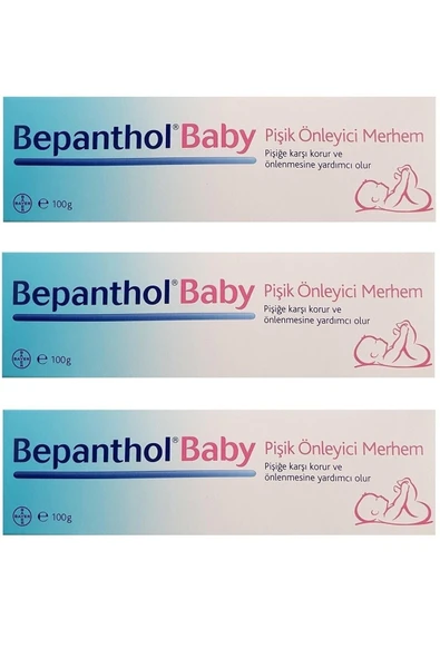 BEPANTHOL Bepanthol Bepanthol Baby Pişik Kremi 100 gr Pişik Önleyici 3adet ürün görseli