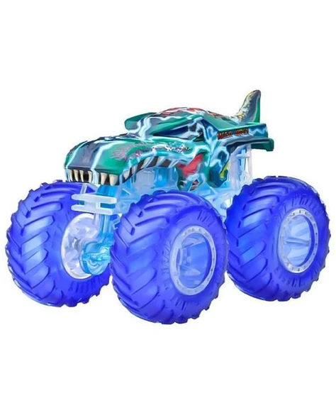 Hot Wheels Monster Trucks Power Smashers Mega Wrex 1:64 Die Cast Araç HYJ22 - Resim 2