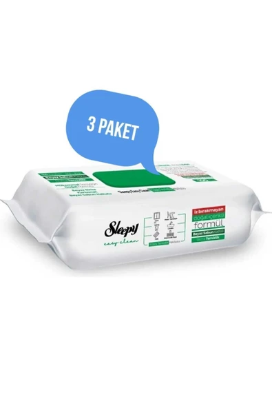 SLEEPY Sleepy Easy Clean Yüzey Tem. Havlusu 100 x3 Adet - Resim 3