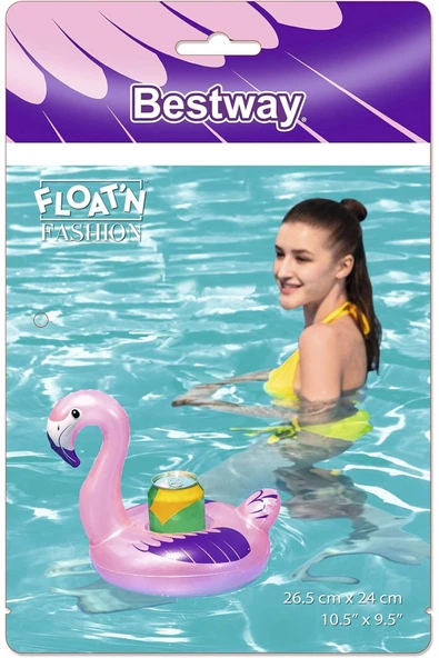 BESTWAY 34127 FLAMİNGO İÇECEK BARDAK TUTACAĞI 26,5 CM - 2