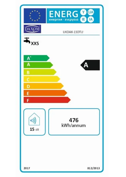 Daxom UKDAX-15DTU - 15 lt Tezgah Üstü Termosifon - Resim 3