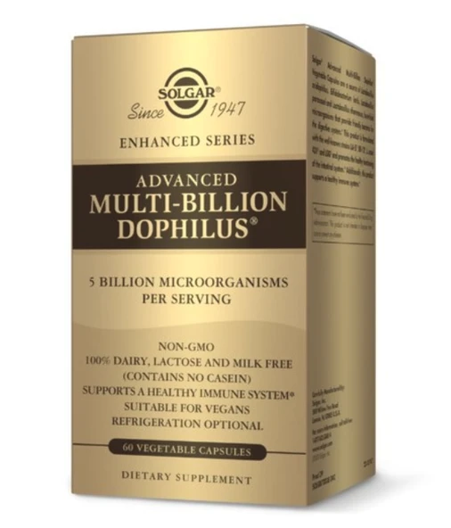 Solgar Advanced Multi-Billion Dophilus 60 Kapsül ürün görseli