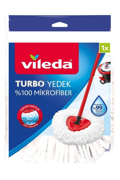 Vileda Turbo Classic Üçgen Mikrofiber Yedek Paspas ürün görseli 1