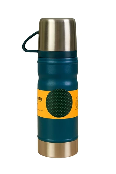 Thermohis 6161 Çelik Termos Bardaklı MAVİ ürün görseli