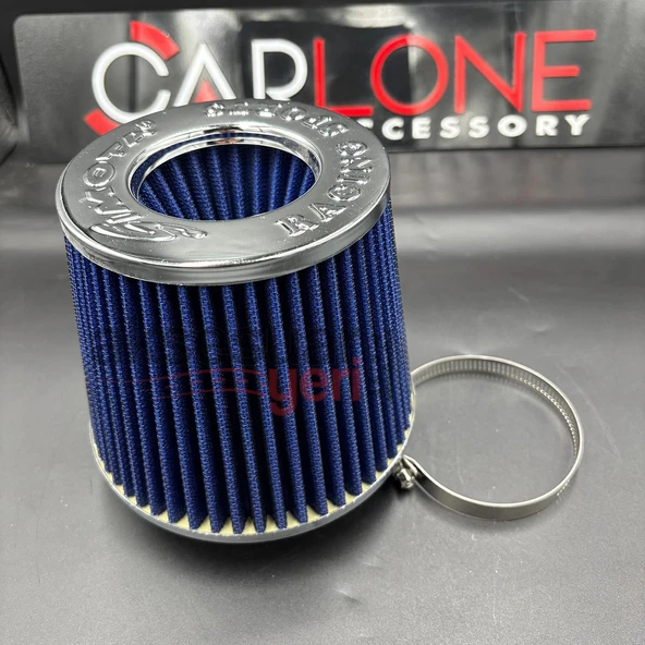 Simota 76mm Açık Hava Filtresi-Open Air Filter-Performans Hava Filtresi-Mavi Renk - Resim 4