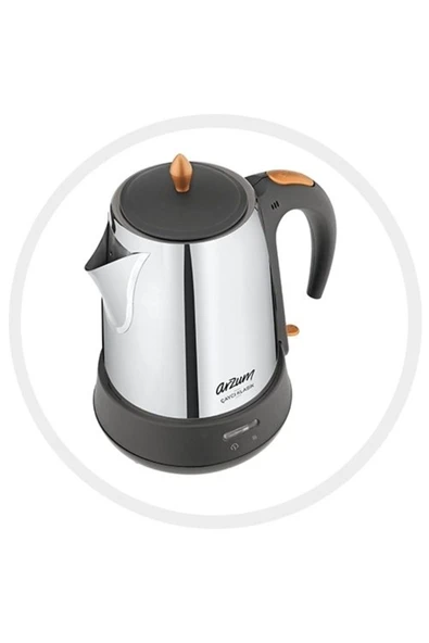 ARZUM 3004 CAYCI KLASIK CAY ROBOTU PARLAK INOX - Resim 3