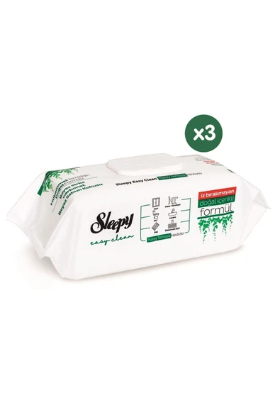 SLEEPY Sleepy Easy Clean Yüzey Temizlik Havlusu 3x100 (300 Yaprak) - Resim 3