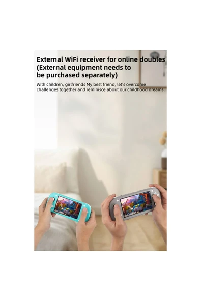 AteşTech XF43 Retro Oyun Konsolu 4.3 inç IPS Ekran 64 GB Kart 18000 Oyun EmuELEC 3000 mAh - Resim 4