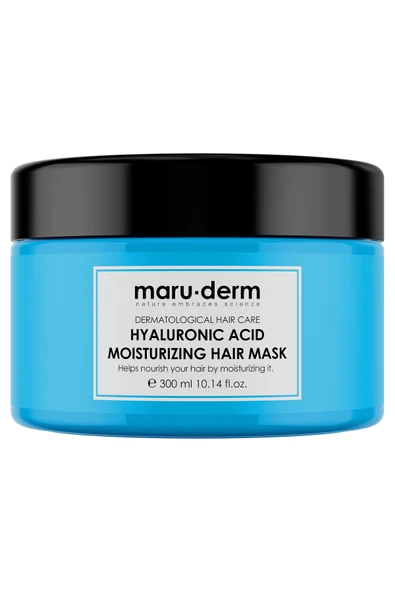 Saç Maskesi - Hyalüronik Asit Nemlendirici Saç Maskesi 300 ml | Tüm Saç Tipleri | Vegan