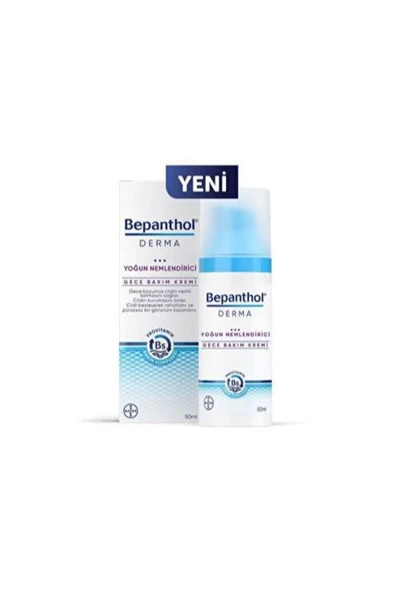 BEPANTHOL Bepanthol Derma Yoğun Nemlendirici Gece Yüz Bakım Kremi 50ml ürün görseli