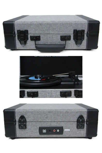 Pikap Çantalı S/B Ahşap Elektronik Bluetooth Hoparlör Plakçalar C1307 - Resim 9