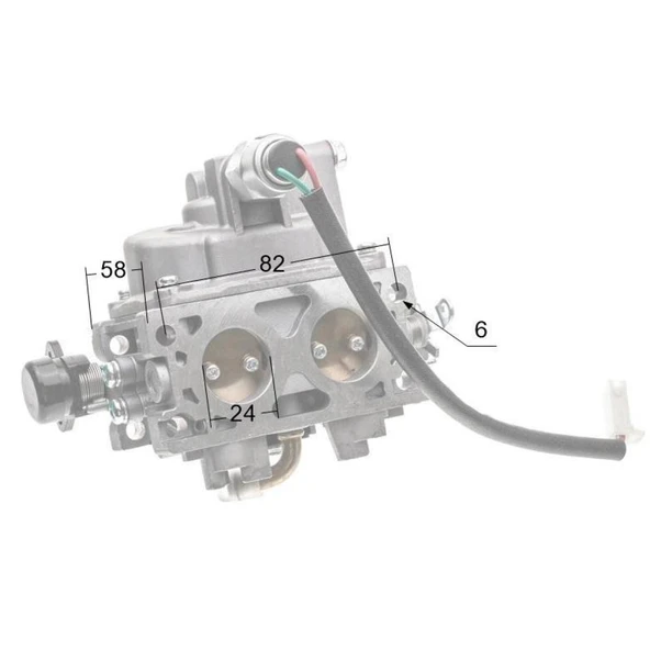 Loncin LC2P77F Motor Karbüratörü - Resim 2